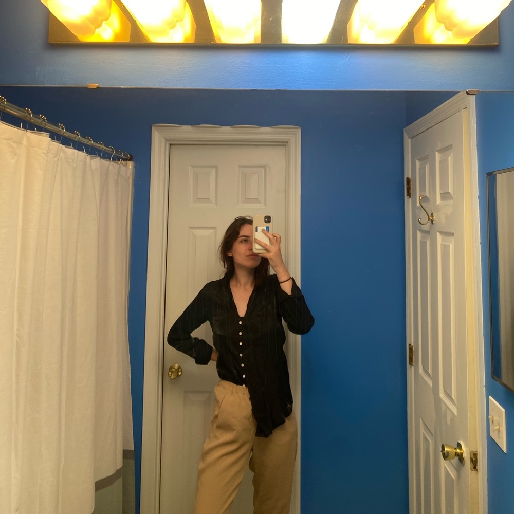 Black Long Sleeve Button Up